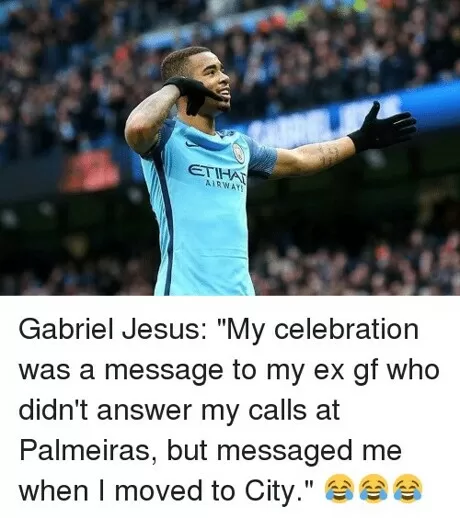 Jesus Plans Special Celebration If Man City Win The Champions League All Football