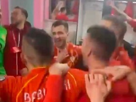 North Macedonia party in dressing room and warn Ronaldo after Italy upset