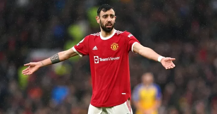 Bruno fernandes man u hot sale jersey