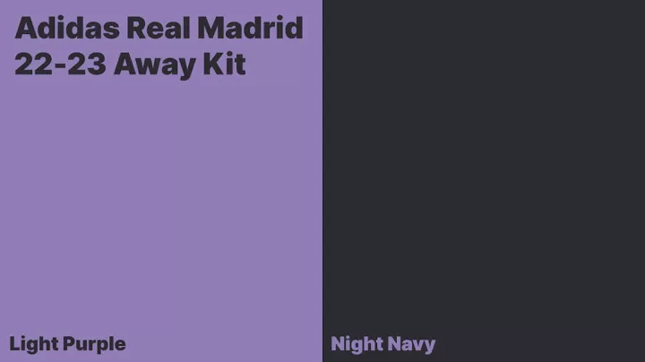 adidas 2022-23 Real Madrid Away Jersey - Light Purple