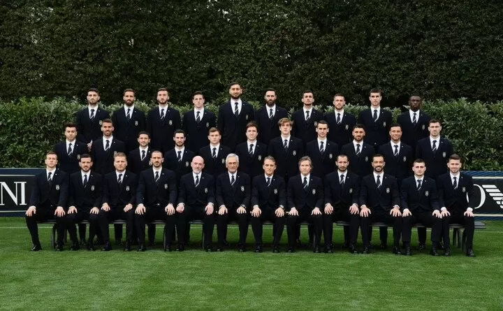 Handsome as models! The Azzurri wearing the new official Armani outfits|  All Football