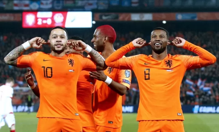 Netherlands 4 0 Belarus Depay Rounds Off Routine Romp All Football