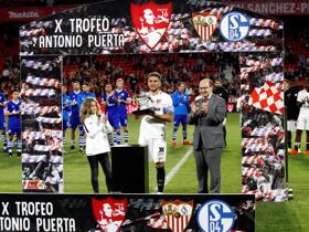 Roque Mesa y Munir dejan el trofeo Antonio Puerta en Sevilla (0-2)