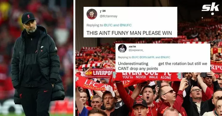 Is Jurgen serious?”, “This ain't funny man” – Liverpool fans believe Klopp  is 'underestimating' Newcastle after decision to drop 2 players from  line-up| All Football