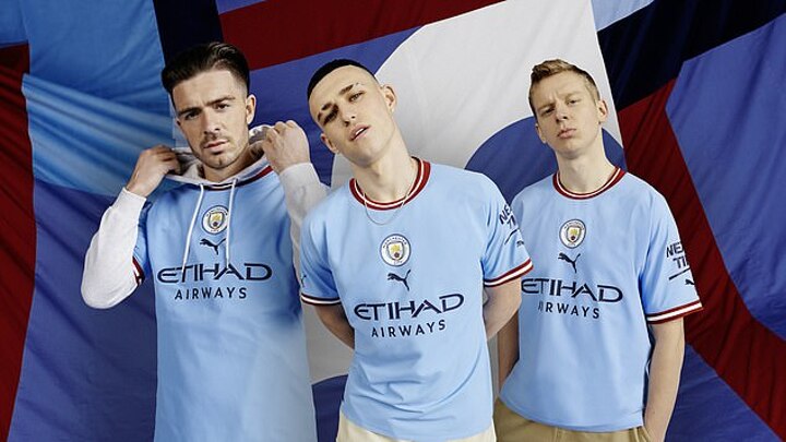 Man City unveil new home kit inspired by club legend Colin Bell & the  1960s| All Football