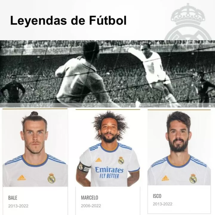 Real madrid top football legends