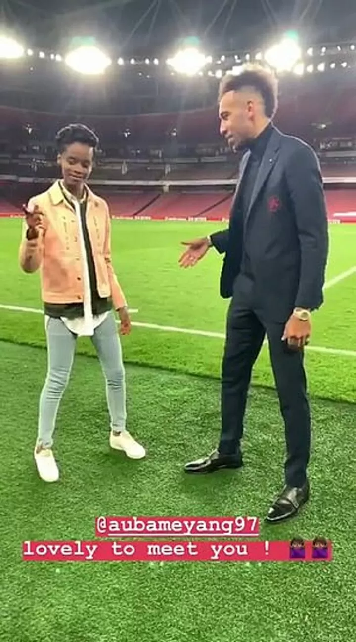 Aubameyang Links With Black Panther Actress Wright To Wakanda Forever Move All Football