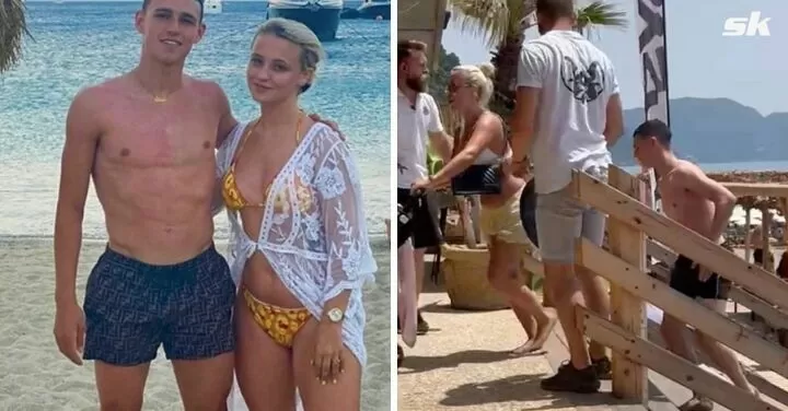 Foden involved in a beach bar bust-up with girlfriend during holiday| All  Football