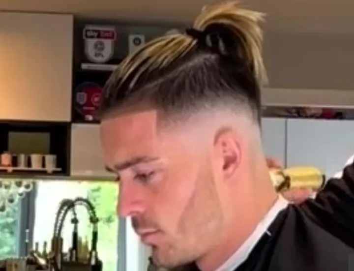 City star Grealish shows off new top knot haircut after returning from  holidays| All Football