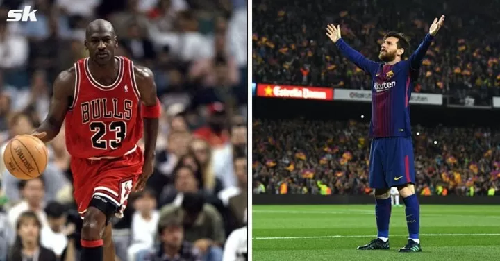 Michael clearance jordan messi