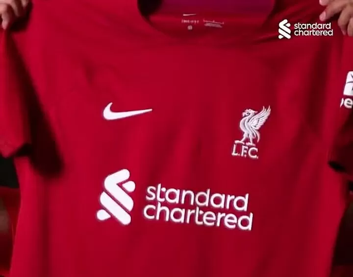 Liverpool jersey shop standard chartered