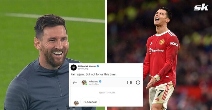 Cristiano Ronaldo and Lionel Messi viral photo approaches