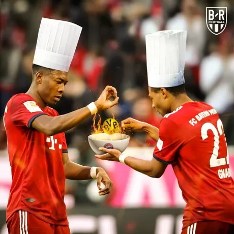 In Memes Bayern Just Cooked Dortmund In The Bundesliga Title Race All Football