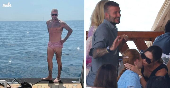 Victoria and David Beckham run into Sarah Ferguson while partying on yacht  in Italy's Amalfi coast| All Football