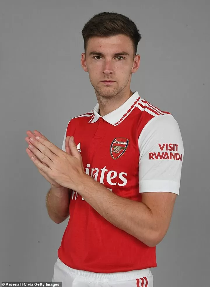 Tierney in shop arsenal shirt
