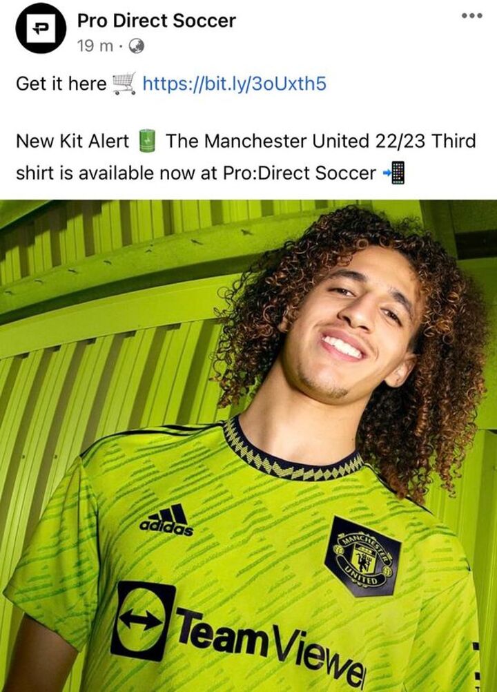 manchester united new kit 22 23