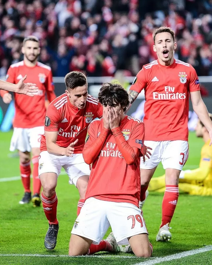 Joao Felix Is The Youngest Player In History To Score A Europa League Hat Trick All Football