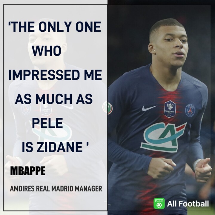 Football: Mbappe: The only one who has impressed me as much as