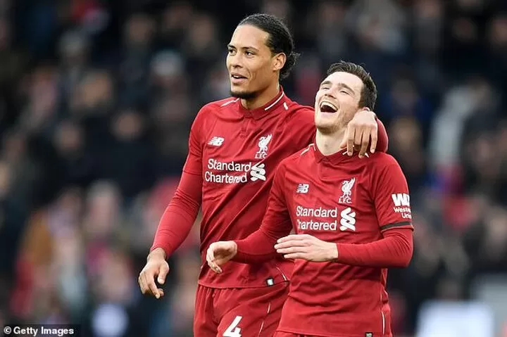 Robertson Posts Brilliant Response To His Slip Against Chelsea At Anfield All Football