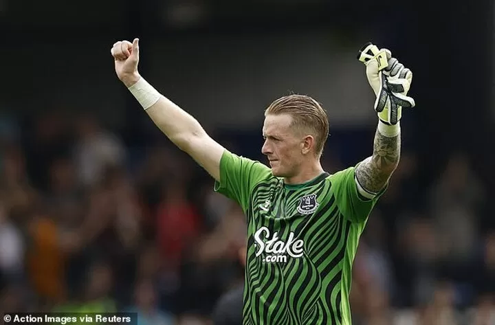 Jordan pickford deals v liverpool
