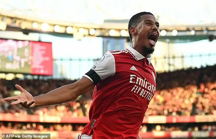 Saliba loves life at Arsenal after excellent start a year after