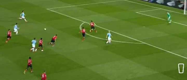 Fans Mock Man Utd S 1 1 1 1 3 3 Formation After Defence Caught Out Of Position All Football