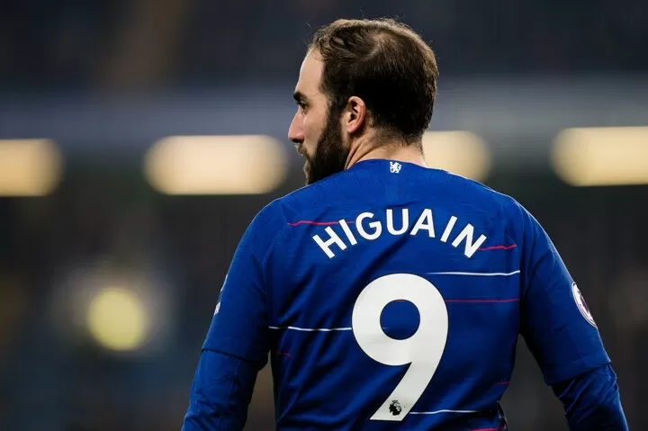 Higuain chelsea jersey online