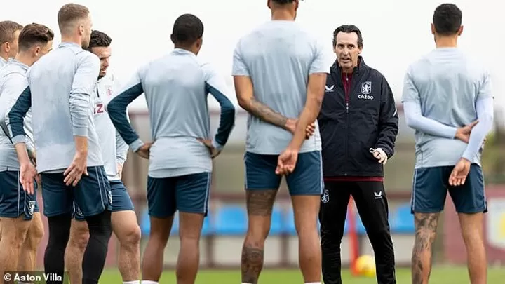Unai Emery takes his FIRST training session as manager ahead of Aston  Villa's clash with Man United| All Football