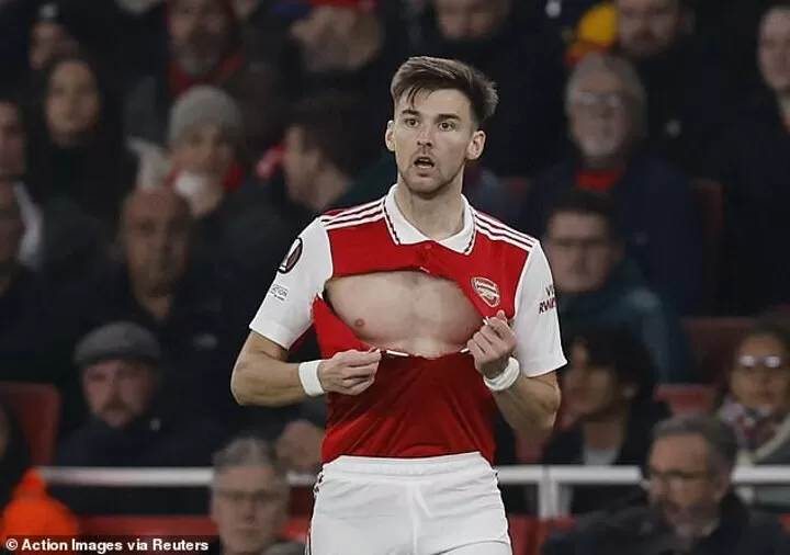 Kieran Tierney stunned after part of his shirt is ripped off by Zurich star  who wasn't even BOOKED