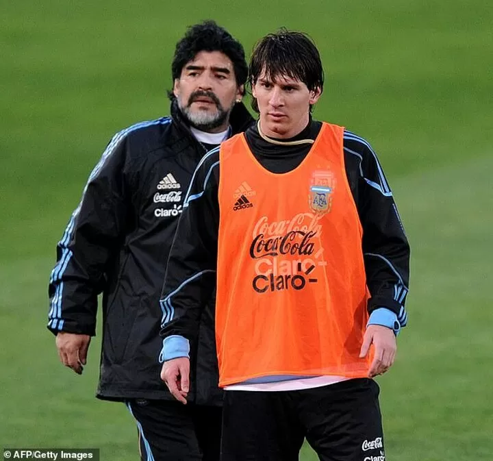 How Diego Maradona Helped Crown Lionel Messi The Free Kick King All Football