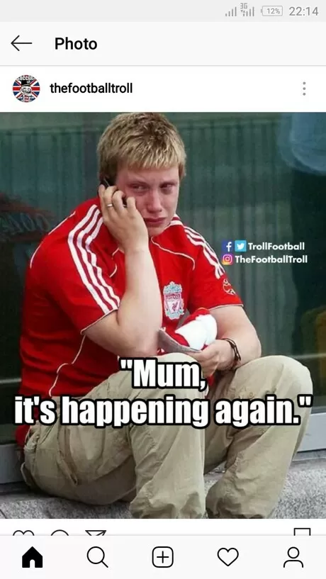 Liverpool Fans Right Now Liverpool Fansss Meme Generator