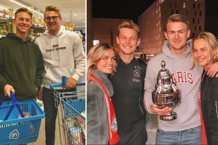 Bromance Brings Brilliance De Jong De Ligt Even Do Groceries Together All Football