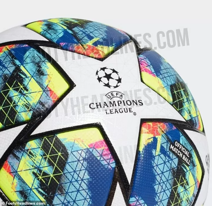 Champions league ball 2019 blue hotsell