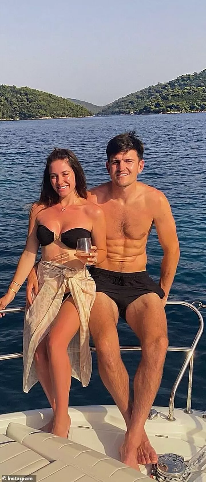 Zoe Cristofoli and Theo Hernandez together