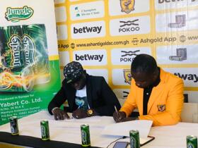 Ashantigold sign sponsorship deal with Jungle Energy Drink