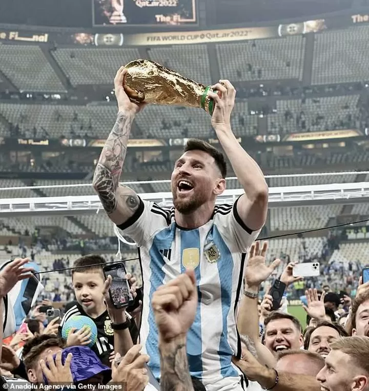 Argentina vs France FIFA World Cup highlights Messi gets his hands on the  coveted trophy ARG are world champions  Hindustan Times