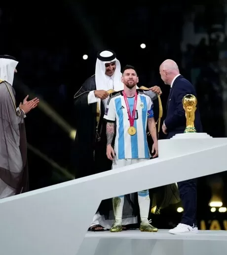 Qatar dressing Lionel Messi in Arab robes went AGAINST FIFA's rules, shows  ex-Spurs star Ramon Vega