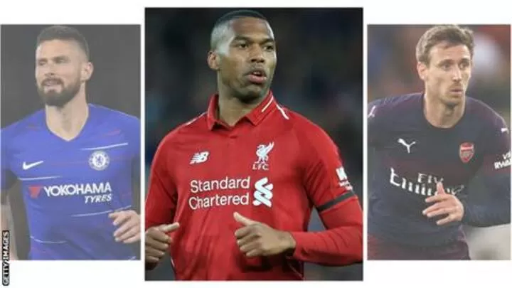 Giroud Sturridge Monreal Epl Players Out Of Contract This Summer All Football