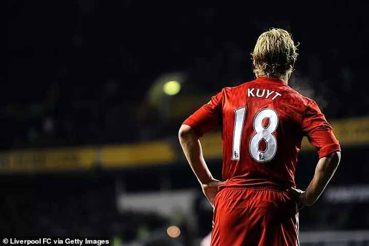 Dirk kuyt liverpool jersey shop