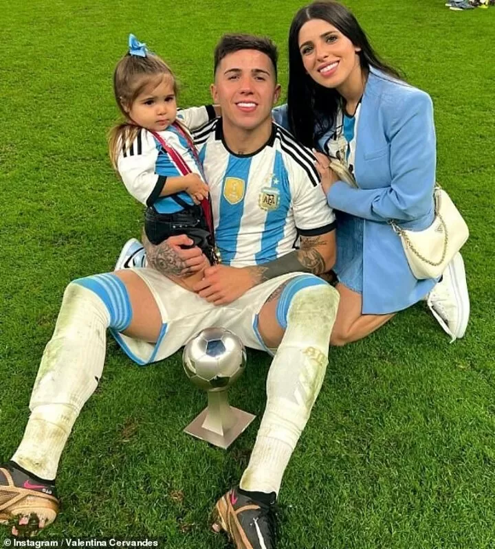 New WAG on the block! Enzo Fernandez's teenage sweetheart 'dropped out' of  teacher training| All Football