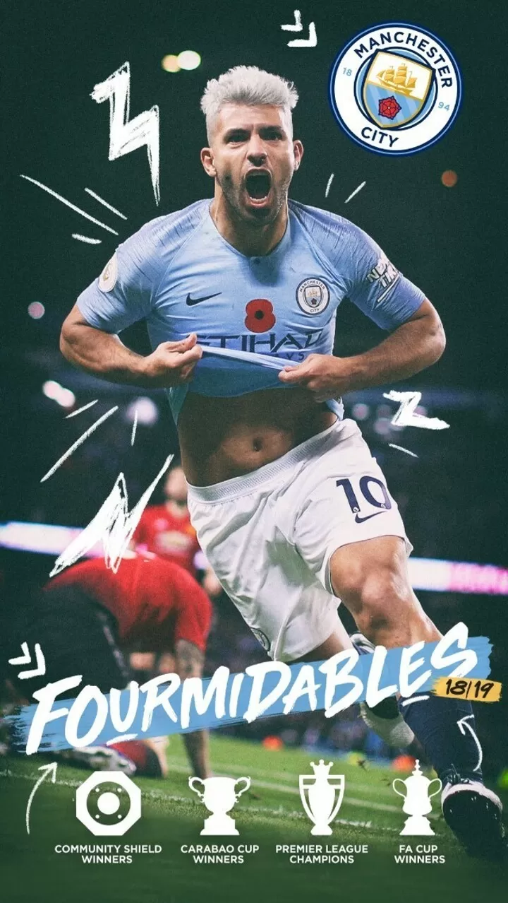 In Pics Wallpapers Of Recording Man City Win All Four Domestic Trophies All Football
