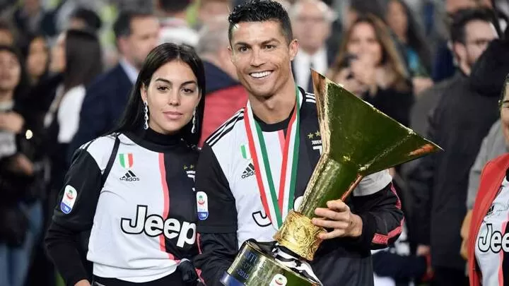 Cristiano Ronaldo Hits His Son In The Face With The Serie A Trophy All Football