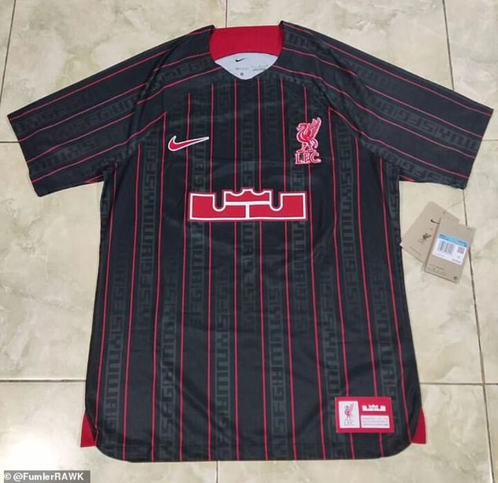 LeBron James arrives for LA Lakers match wearing leaked special edition  Liverpool shirt - Mirror Online