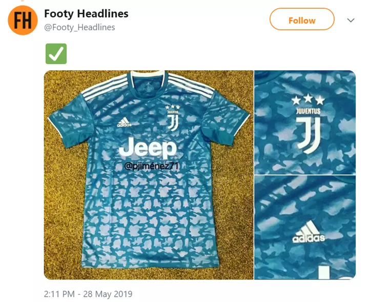 Juventus Third Kit For 2019 20 Has Reportedly Been Leaked All Football