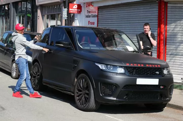 Cristiano ronaldo 2025 range rover