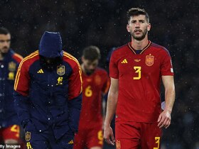 Spain debutant David Garcia blames LENGTH OF THE GRASS for his side's defeat