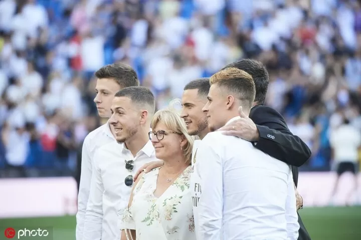 pix Eden Hazard Family Members his madrid presentation