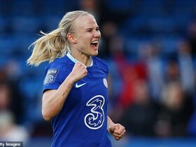 Chelsea 6-0 Leicester: Harder nets brace as Blues warm up for FA Cup final
