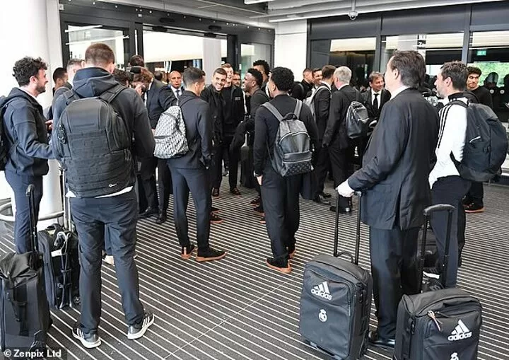 Real Madrid stars stranded outside airport as Man City