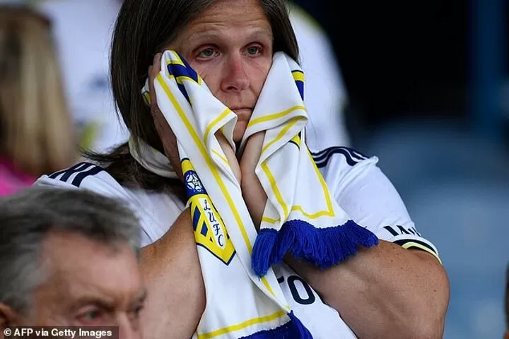 Leeds fans chant 'You're not fit to wear the shirt' after being relegated  from the Premier League| All Football